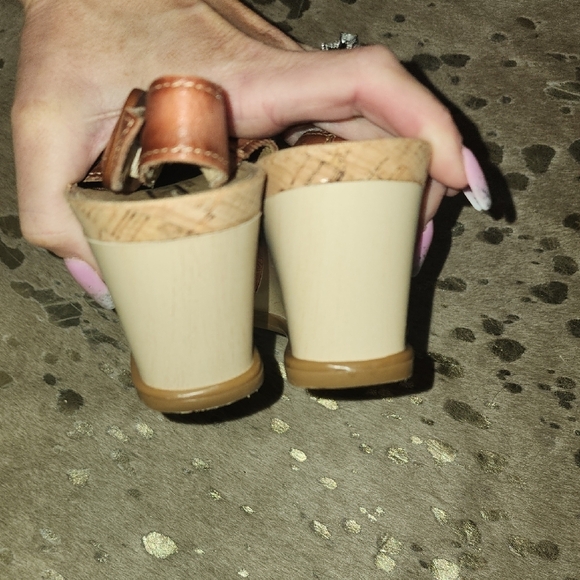 Pikolinos Women's Brown Wedge Sandals - Picture 6 of 7